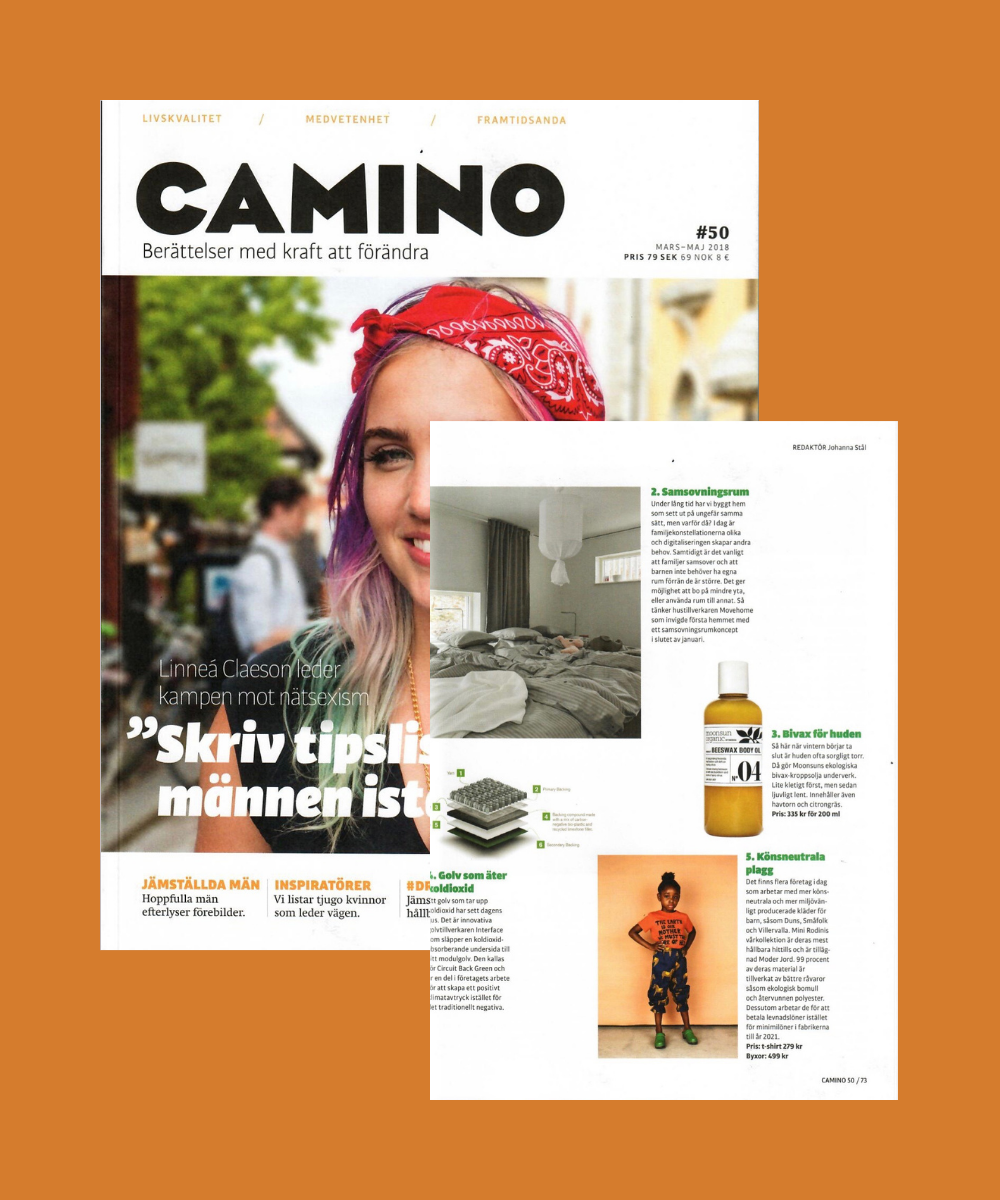 Camino tipsar om Beeswax Bodyoil