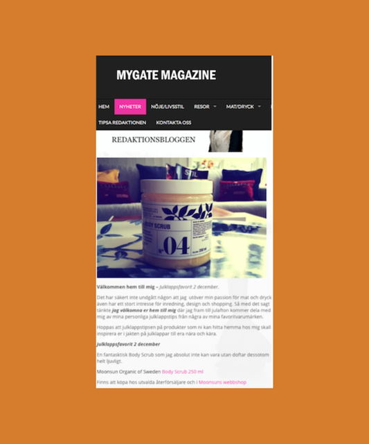 Naturligt kroppskrubb