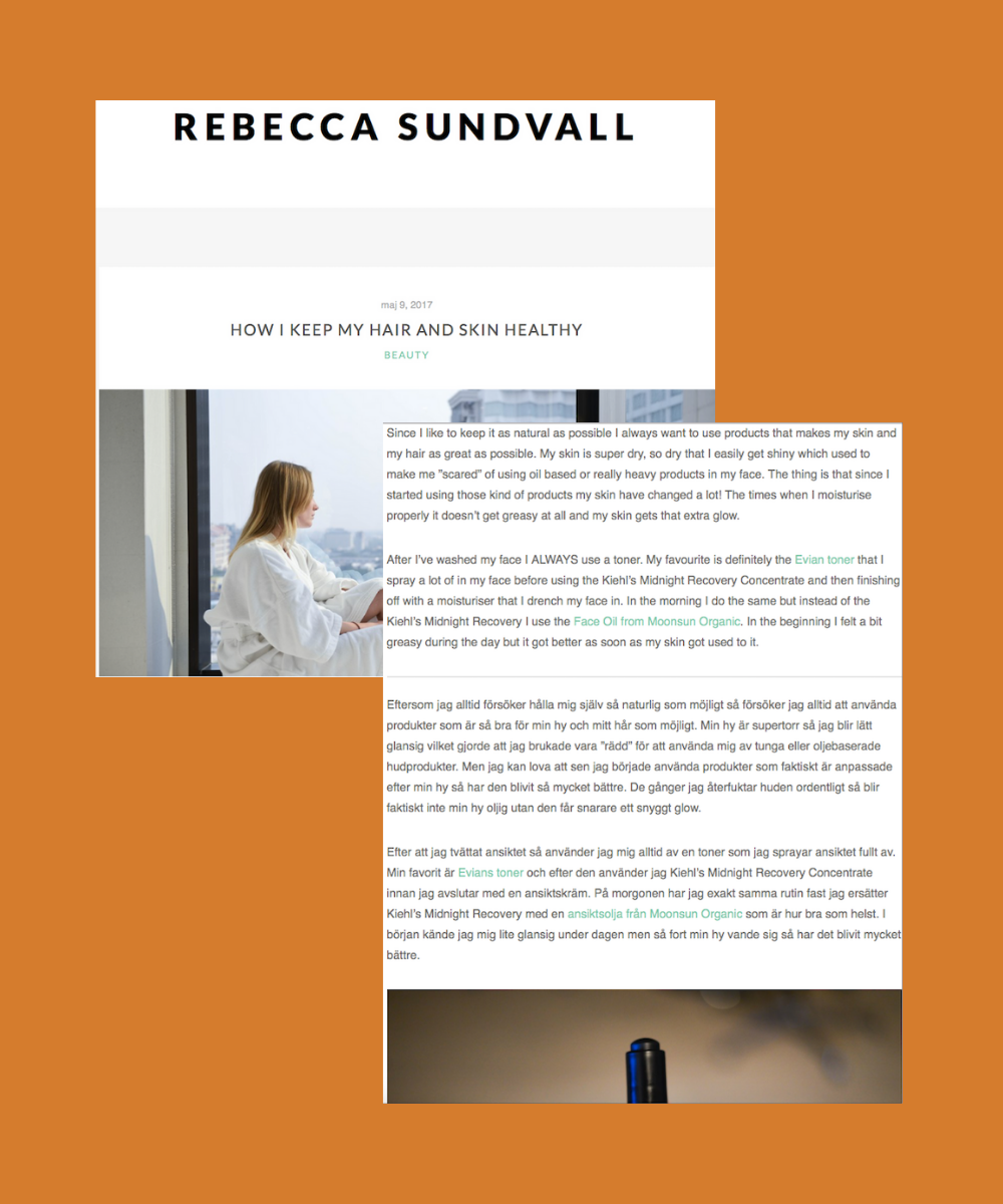 Återfuktande ansiktsolja 