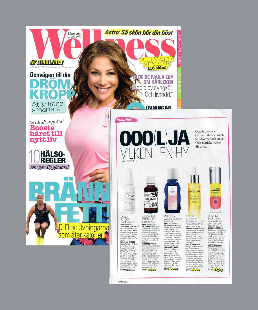 Ekologisk ansiktsolja