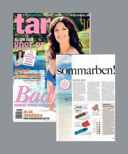 Body Scrub perfekt för sommarben