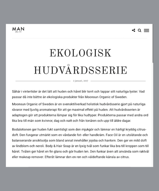 Ekologisk hudvård