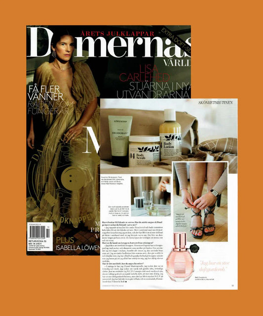 Damernas Värld lyfter Moonsun Body Scrub och Body Lotion