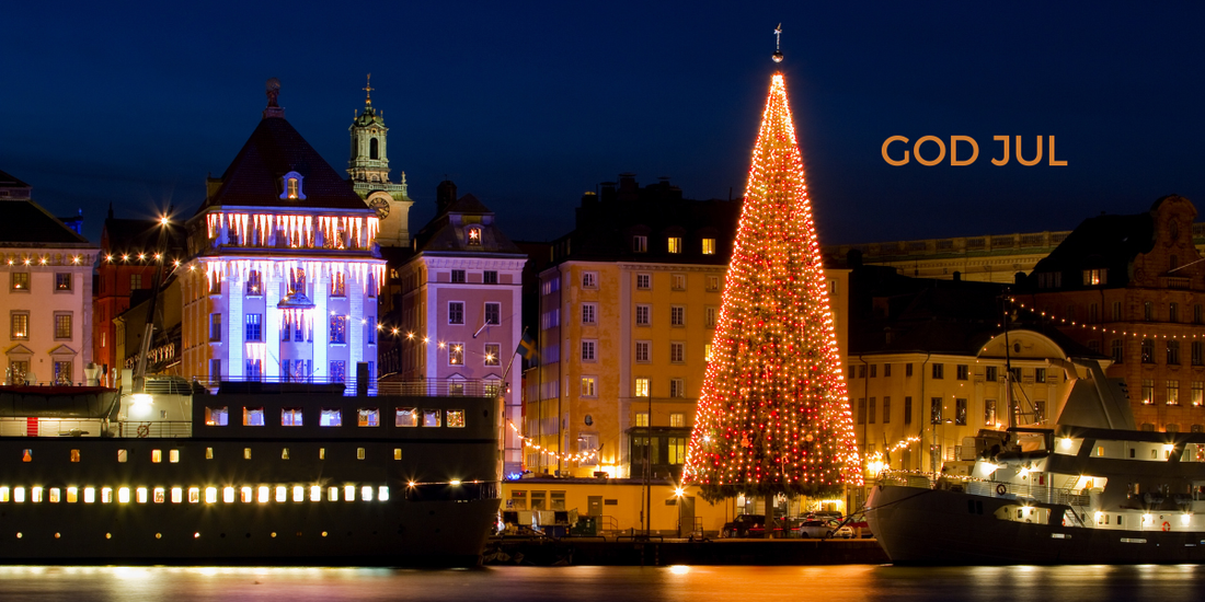 Julgran i Stockholm Gamla Stan